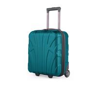 Suitline - Bordgepäck Handgepäck 45x36x20 cm Unter-Sitz, Trolley Hartschale matt, 4 Rollen, ABS, Aquagrün Aquagrün