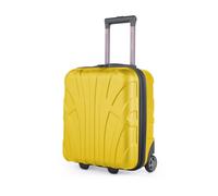 Suitline - Bordgepäck Handgepäck 45x36x20 cm Unter-Sitz, Trolley Hartschale matt, 4 Rollen, ABS, Gelb Gelb