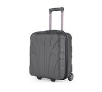 suitline - Kleiner Koffer 45x36x20 cm, Easyjet Freigepäck Underseat Handgepäck, Bordgepäck Trolley leicht, 30 Liter, ABS Hartschale, Graphite
