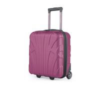 Suitline - Bordgepäck Handgepäck 45x36x20 cm Unter-Sitz, Trolley Hartschale matt, 4 Rollen, ABS, Magenta Magenta
