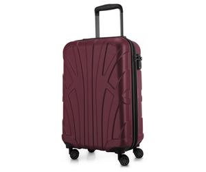 Suitline - Hartschalenkoffer 40L, 55cm, TSA-Schloss ABS Matt Rot