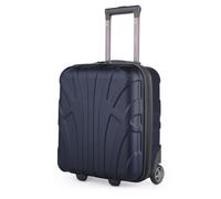 suitline - Kleiner Koffer 45x36x20 cm, Easyjet Freigepäck Underseat Handgepäck, Bordgepäck Trolley leicht, 30 Liter, ABS Hartschale, Dunkelblau