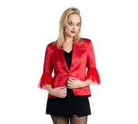 Suitmeister Damen Blazer - Harley Quinn DC Comic Charakter - Slim Fit Jacke - Halloween Kostüm