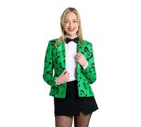Suitmeister Damen-Blazer - The Riddler DC Comic Characters - Tailliert Party Kostüme - Grün