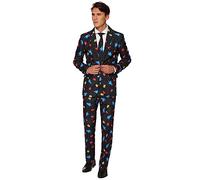 Suitmeister Herren Men Suit Business-Anzug Hosen-Set,Videogame,L