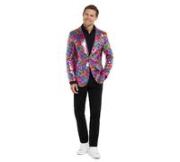 Suitmeister Sequins Rainbow Blazer für Herren | L - Bunt | Wir machen Party.de |