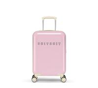 SUITSUIT Handgepäck Koffer mit 4 Rollen 55 x 35 x 20 cm - Hartschalen Kabinentrolley mit TSA-Schloss - Fabulous Fifties Pink Dust