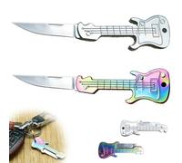 SUJEBKC 2PSC Multitool Mini Taschenmesser Schlüsselanhänger Taschenmesser Brieföffner Herrengeschenk