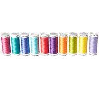 Sulky 712-34 Summer Collection Crossroads Cotton Petites 12 Gewicht, 10 Stück pro Packung, mehrfarbig