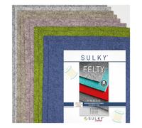 SULKY Felty - Stickfilz 10 Bögen (Polyester/ 1,5 mm/ meliert)