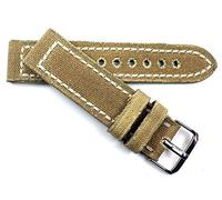 Sulla RIOS 1931 Herren Uhrenarmband Canvas & Leder Marine