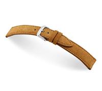 Sulla RIOS1931 Franklin 22mm Vintage Wildleder Ersatz Uhrenarmbandband handgemacht in Deutschland Klassisch hautfreundlich Cognac