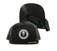 Sullen Men's BOH Mesh Snapback Hat Black/Gray