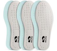 SULPO 3 Paare Einlegesohlen Herren und Damen für Sportschuhe & Alltag - Einlagen Schuhe Herren, Schweißabsorbierend, Geruchshemmend Farbe Grau Größe 39-40