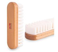 SULPO Schuhbürste Wildlederbürste für Nubuk Lederpflege Schuhe - Wildleder Pflege - Gummikrepp - Robuste Kreppbürste Nubukleder - Reinigung Nubukleder - Hochwertige Reinigungs Schuhbü - 1 Stück