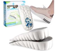 SULPO Schuheinlagen Erhöhung - Erhöhung Einlegesohlen - Fersenkissen - Fersenlift Schuheinlagen - Heel Pads - Height Increase Insoles - Fersenerhöhung - Stoßdämpfung - Anti-Rutsch - M / 2,5cm