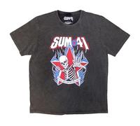Sum 41 All Killer No Filler Skeleton Stone Wash T Shirt S