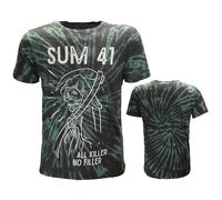 Sum 41 Reaper Dip Dye T-Shirt - Offizielles Merchandise S Grün