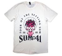 Sum 41 Tour 24 Rosa Skull T Shirt XL