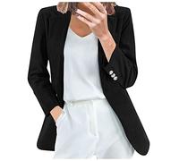 SumLeiter Damen Anzugjacke Cord Cardigan Vintage Blazer Revers Arbeit Büro Anzug Lässig Business Sakko Strickjacke Winterjacke Mantel Elegant Trenchcoat Outwear Freizeit Geschäft Büro Jacke