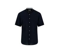 Fynch-Hatton Kurzarmhemd mit Leinen-Anteil Herren Regular Fit Leinen marine, M
