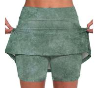 Summer Must Haves Sommer Kleidung Für Damen Sale Tennisrock Damen Mit Hose Sport Tennis Rock 2 In 1 Rock Mit Hose Drunter Hohe Taille Sommer Röcke Damen Hosen Sale Sommerurlaub Must Have