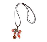 SUMMITDRAGON Einzigartige Keramikblatt Anhänger Halskette Elegant Einstellbare Kettenschmuckzubehör Für Alltägliche Freizeitkleidung Und Gebenhandschuppblatt Designs Frauenschmuck