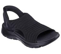 Skechers Summits-Sweetly Evolved Sport-Sandalen für Damen, Schwarz/Schwarz, 38 EU