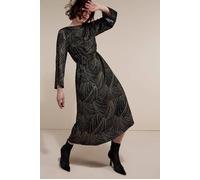 Summum Woman 25years: Dress Sequins Print Black Größe: 36 | Midikleider Outlet | Damen | Schwarz