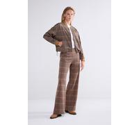 Summum Woman Bomber Check Jacquard Caramel Coffee Größe: L | Jacken Outlet | Damen | Braun