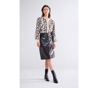 Summum Woman Skirt Laque Choco Größe: L | Lederröcke Outlet | Damen