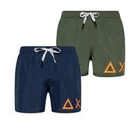 SUN 68 Herrenkostüm H19102 19 BADEHOSE SOLID BIG LOGO L Militare
