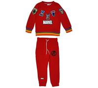 SUN CITY Avengers Overall, Marvel, Pullover und Hose, für Kinder, Rosso, 10 Jahre