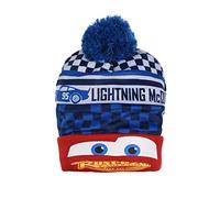 Sun City Cars Kinder Jungen Winter-Mütze Bommelmütze Beanie (Blau, 52)