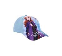 Sun City Frozen - Die Eiskönigin Anna & ELSA Kinder Kappe Mädchen Baseball-Cap Mütze (as3, Numeric, Numeric_52, Hellblau)
