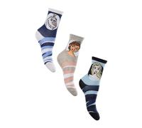 Sun City Frozen - Die Eiskönigin Socken 3 Paar Strümpfe Paket Kinder Mädchen, Größe:31/34