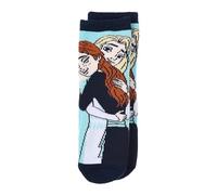 Sun City Frozen - Die Eiskönigin Socken Anti-Rutsch-Socken Stopper-Socken Mädchen Kinder (Türkis, EU Schuhgrößensystem, Grundschulkind, Numerisch (von/bis), M, 31, 34)