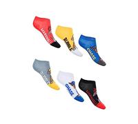 Sun City Paw Patrol Chase Marshall Rubble Kinder Jungen Sneaker Socken 6 Paar Strümpfe Paket, Größe:31/34