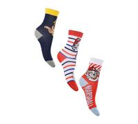 Sun City Paw Patrol Kinder Jungen Socken 3 Paar Strümpfe Paket, Größe:23/26