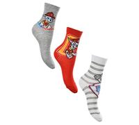 Sun City Paw Patrol Marshall 3 Paar Kinder Socken Strümpfe Set, Größe:23/26