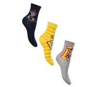 Sun City Paw Patrol Marshall 3 Paar Kinder Socken Strümpfe Set, Größe:27/30