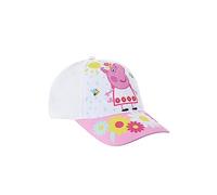 Sun City Peppa Wutz Pig Baseball-Cap Mütze Kappe Sommer-Hut (as3, Numeric, Numeric_52, Weiß)