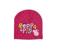 Sun City Peppa Wutz Pig Kinder Mädchen Winter-Mütze Beanie-Mütze (DE/NL/SE/PL, Numerisch, 54, Pink)