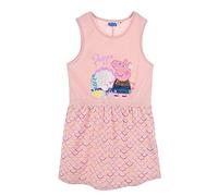 SUN CITY Peppa Wutz Sommer Kleid, Kurzarm, für Mädchen (DE/NL/SE/PL, Numerisch, 98, Regular, Rosa)