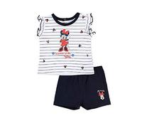 SUN CITY Sommer-Set Minnie Mouse Short und T-Shirt Neugeborene Mädchen 6/24 Monate Zusammensetzung: 100% Baumwolle