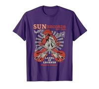 Sun Records Label of Legends T-Shirt, Herren, Violett, S