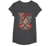 Sun Records Label of Legends T-Shirt, Mädchen, Anthrazit Meliert, M