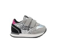 SUN68 9 Sneakers Girl's Ally Glitter (First Step) Z45412F Farbe 44 Silber, 44 Silber, 23 EU