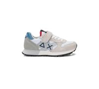 SUN68 Boy's Jaki Solid Kinder-Sneaker aus Nylon und Wildleder Z36315K, Weiß, 31 EU