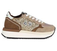 SUN68 Damen Big Ally Glitter Sneaker, Gold, 35/40 EU